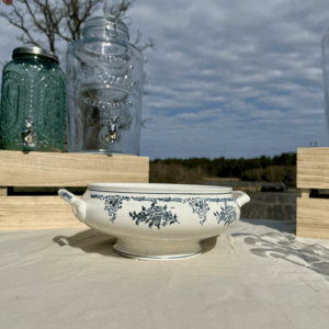 Soupière toile de jouy