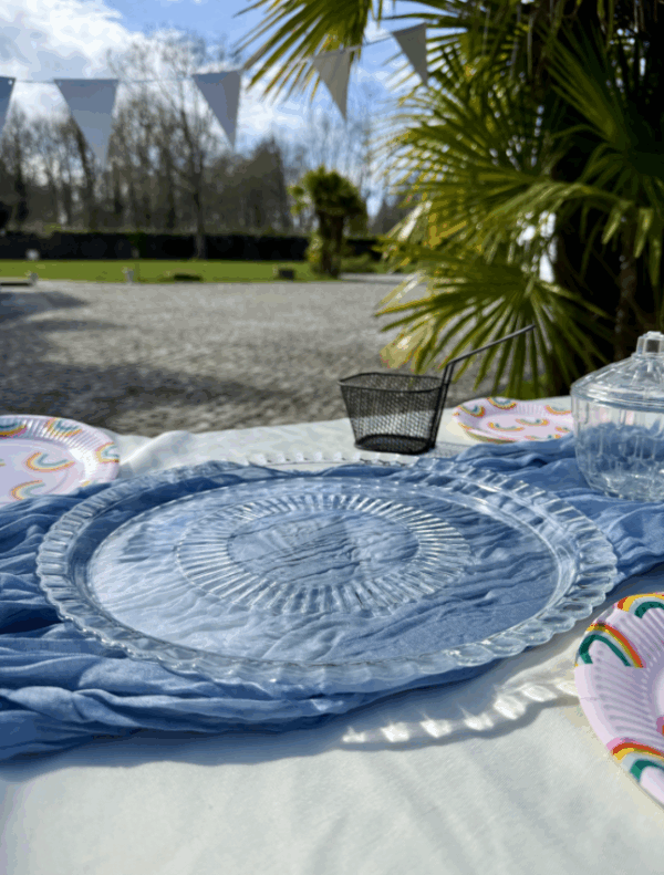 Plateau en verre