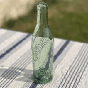 Bouteille en verre vert