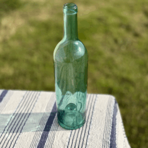 Bouteille en verre vert