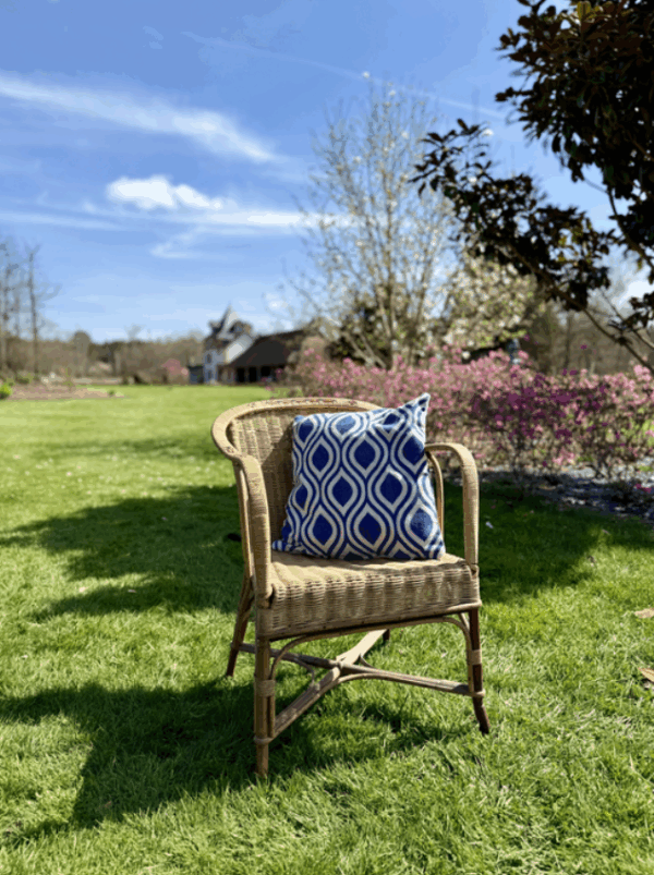 Fauteuil en osier