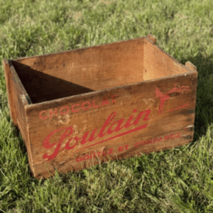 Caisse poulain vintage
