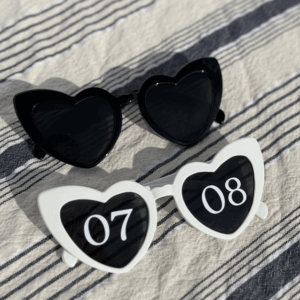 Lunette coeur personnalisé