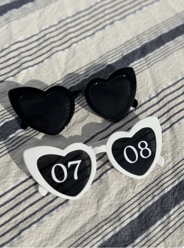Lunette coeur personnalisé
