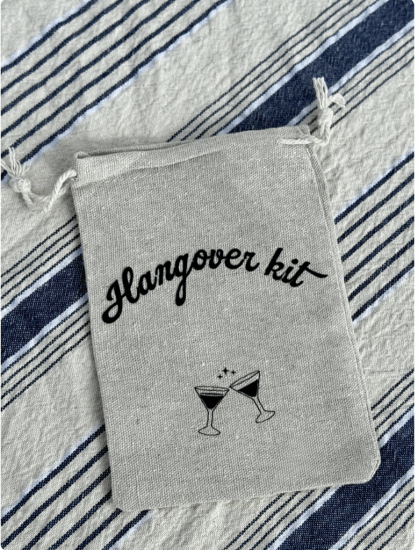 Pochon "hangover kit"